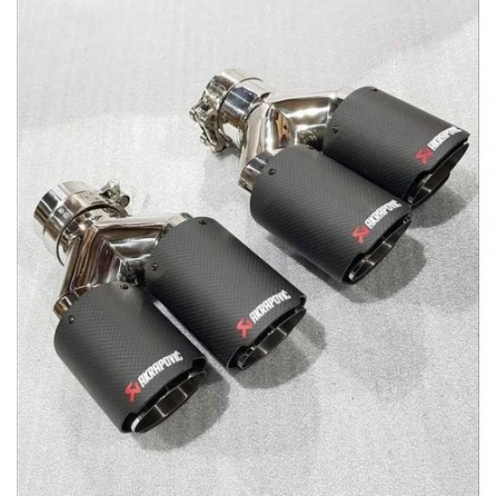 Karva Akrapovic Egzoz Bölmeli Dual 76 mm