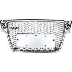 Karva Audi A4 Rs4 Panjur Izgara Gümüş Petek Örgü 2013-2016