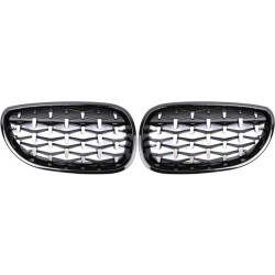 Karva Bmw 5 Serisi E60 2004-2009 Diamond Panjur Siyah Çerçeve