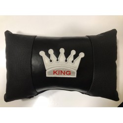 King Lüks Deri Oto Yastık Boyun Yastığı