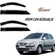 Krom cam rüzgarlığı 1.2mm  Hyundai Getz 2002 4lü / CARU447