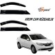 Krom cam rüzgarlığı 1.2mm Renault Clio Symbol 1998-2015 4lü / CARU443