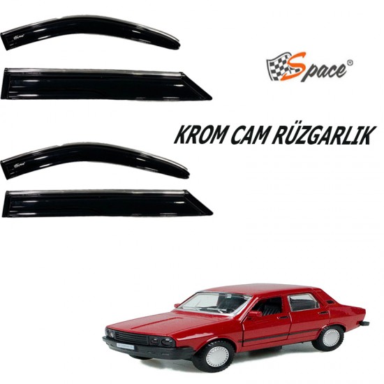 Krom cam rüzgarlığı 1.2mm Renault Toros 4lü / CARU444