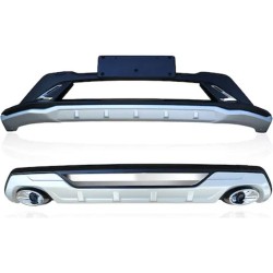 Leonpart Kia Sportage Ön ve Arka Koruma Difüzör 2016 -2019 Çift Çıkış Egzoz