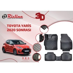 Leonpart Toyota Yaris 2020+ 3D Paspas Leonpart Toyota Yaris 2020+ 3D Paspas