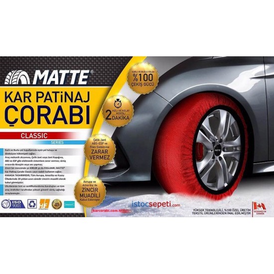 Matte Kar Çorabı - Classıc Series