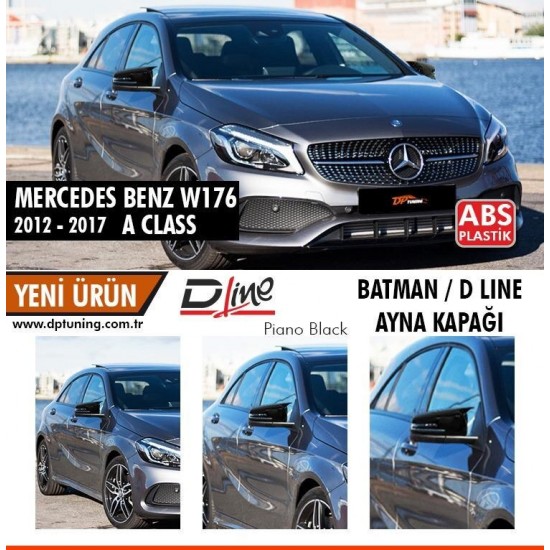 Mercedes Benz W176 Batman Yarasa Ayna Kapağı 2012-2018