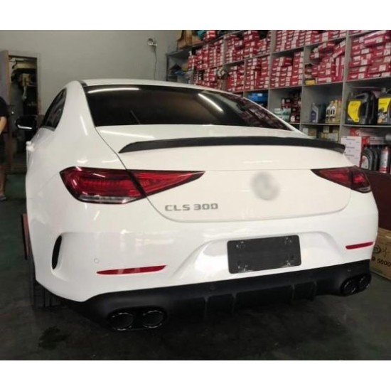 Mercedes CLS Piano Black Spoiler 2019+