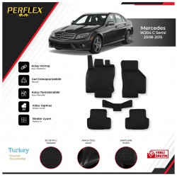 Mercedes W204 C Serisi 2008-2015 3D Havuzlu Paspas