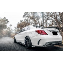 Mercedes W205 PSM Piano Black Spoiler