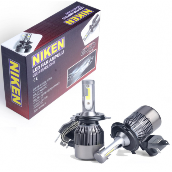 Niken  Audi A4 2001-2008 Araca Özel Kısa Far Led Xenon Set