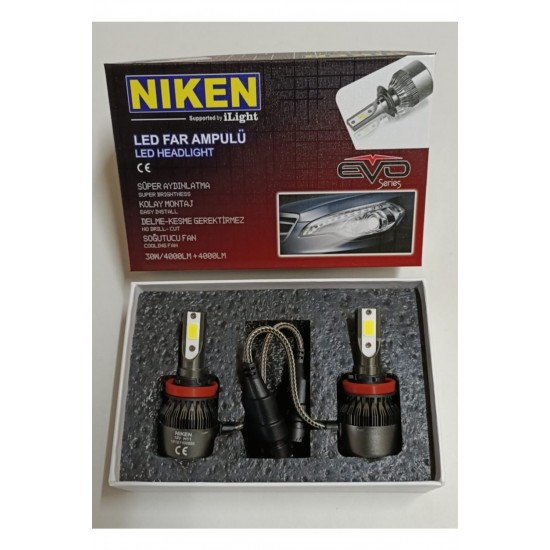 Nıken H11 Led Xenon Evo Serisi Far Ampul