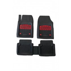 Nissan Qashqai 2006 2013 Paspas Derin Havuzlu Krom Kırmızı