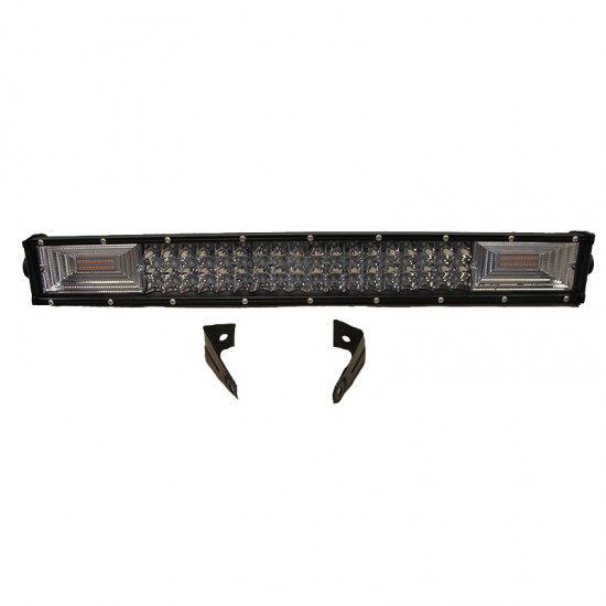 Space Offroad sis lambası 110cm beyaz-amber çakarlı 180 led  540w adet/ LASS293