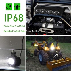 Offroad sis lambası  beyaz-amber çakarsız 40w 12-30v adet / LASS298