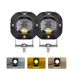 Space Offroad sis lambası beyaz-amber çakarlı 40w 12-30v adet/ LASS294