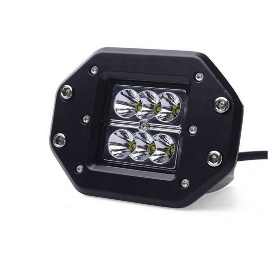 Offroad sis lambası 6 Led 18w takım / LASS318