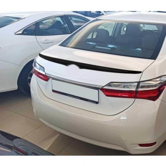 Toyota Corolla İçin Uyumlu Wing Spoiler Piano Black 2014-2018