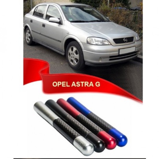 Opel Astra G Karbon Desenli Çubuk Metal Radyo Anteni