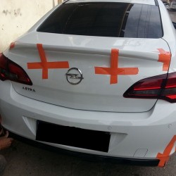 Opel Astra J Sd Anatomik Spoiler 2010-2016 Boyalı Opel Astra J Sd Anatomik Spoiler 2010-2016 Boyalı