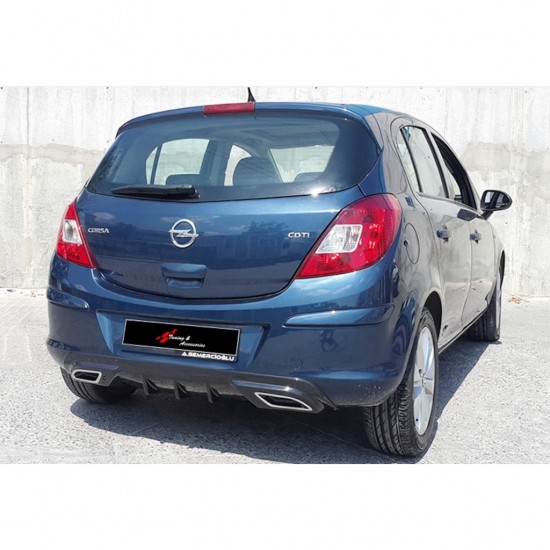 Opel Corsa D 2011 2014 Difüzör Sport +egzos Ucu (krom) P Black