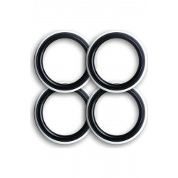 Oto Lastik Yanağı Lüks Siyah Beyaz 14 Jant 4 Adet Yanak