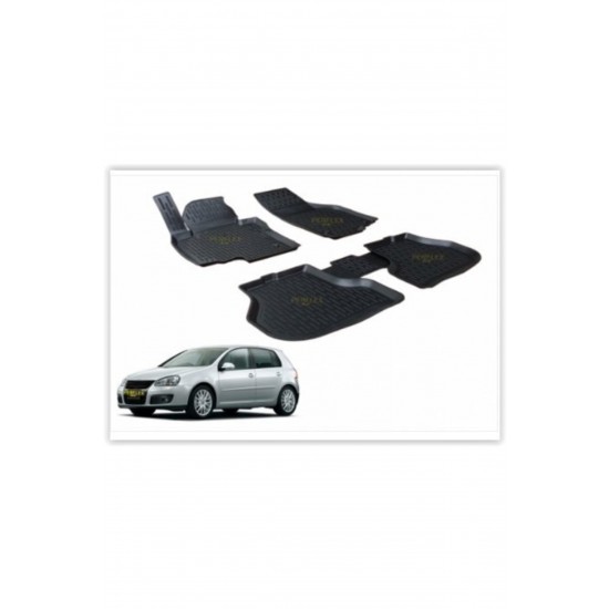 Paspas 3d X-mat Havuzlu Volkswagen Golf V (03-09) (siyah)