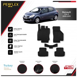 Renault Clıo 3 2005-2013 3D Havuzlu Paspas