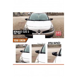 Renault Clio 3 mk3 Batman Yarasa Ayna Kapağı Piano Black 2006-2009