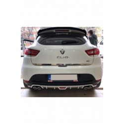 Renault Clio 4 Arka Tampon Difüzör Gri