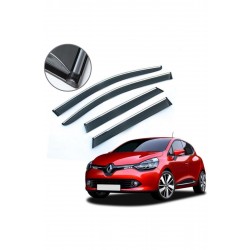 Renault Clio 4 Hb Krom Çıtalı Cam Rüzgarlığı
