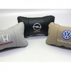 Renault Lüks Deri Oto Yastık Boyun Yastığı