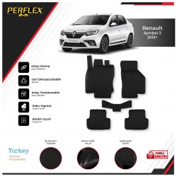 Renault Symbol 3 2013+ 3D Havuzlu Paspas