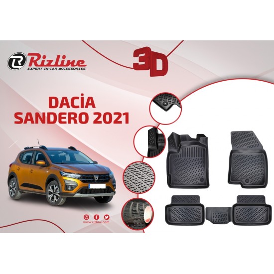 Rizline Dacia Sandero 2021+ 3D Paspas