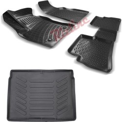 Rizline Renault Kadjar 3D Paspas+Bagaj Havuzu Seti Rizline Renault Kadjar 3D Paspas+Bagaj Havuzu Seti