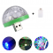 Sese Duyarlı Mini Sihirli Disko Topu 4W LED Usb İphone Mikrofon Uyumlu