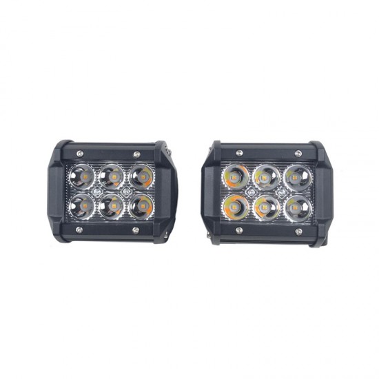 Sis lambası  6led dual color 18W takım / LASS280