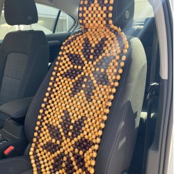 Space Ahşap Boncuklu  Koltuk Kılıfı Minder 121 / KLMN121