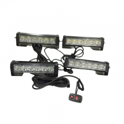 Çakar Lamba Power Ledli 4lü Kırmızı-Beyaz/Mavi-Beyaz 12V/ LAPA194