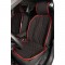 Space Elegance 2li Koltuk Kılıfı Set Minder Siyah-Kırmızı / KLMNY536