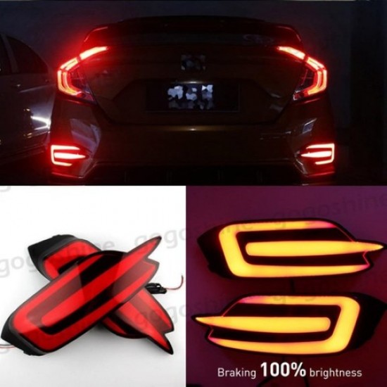 Space Honda Civic Fc5 E Dizayn Arka Sis Reflektör Civic Fc 5 E Dizayn Arka Sis Sağ Sol