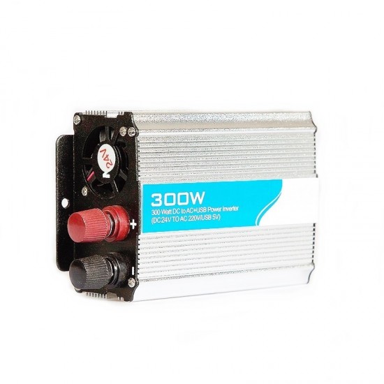 Space İnverter Dönüştürücü USBli 24V-220V 300 Watt / ICCA93