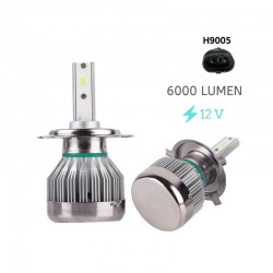 Space Led Far Ampulü 9005-3000LMX2-30W-12V Buz Mavisi / LAAM703