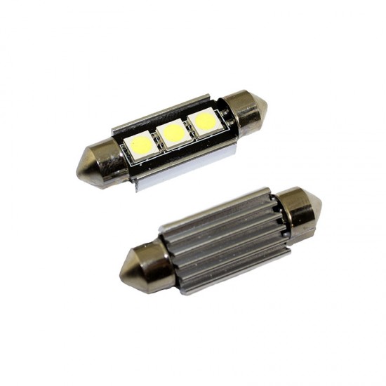 Space Ledli Dekoratif Sofit Ampul 2x3 SMD Canbus Beyaz 12V /LAAM153