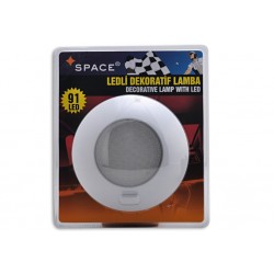 Space Ledli Dekoratif Tavan Lambası (91Led) Yuvarlak 24V / LAAK122-1-24