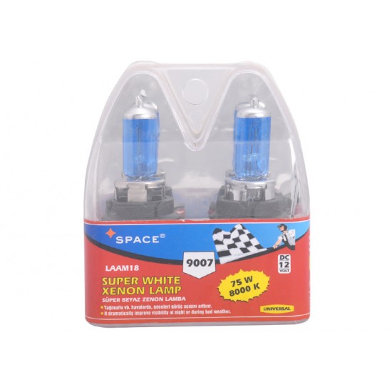 Space Süper White 9007 75W 12V Ampul / LAAM18