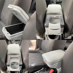 Space Sürgülü Siyah Oto Kolçak Bardaklık ve küllük