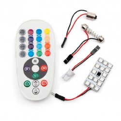 Space Tavan Lambası 18 SMD RGB Led 16 Renk Animasyon 12V/LATV104