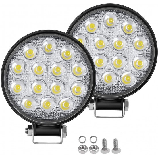 Space Yuvarlak 14 Led Beyaz Sis Lambası Adet / LASS316