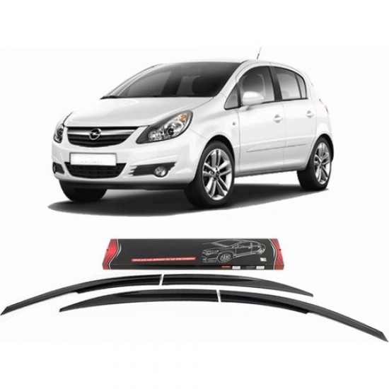 Sunplex Opel Corsa D Sport Style Cam Rüzgarlık